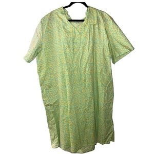 Open back dress with pockets (Sz 3x)for seniors,patients, or disabled adults